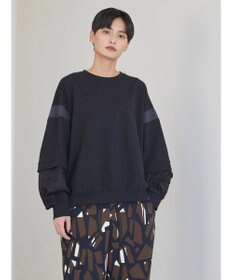 AMERICAN HOLIC 袖異素材ミニ裏毛プルオーバー