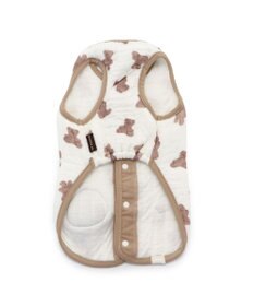 PET PARADISE ペットパラダイス ふわりとキルト ベスト くま柄 小型犬