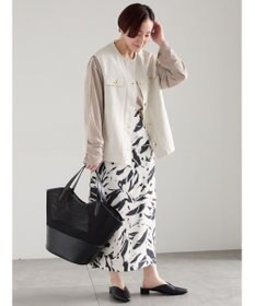 Te chichi ノーカラーワークベスト