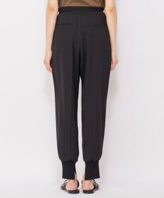 uncrave 【uncrave WHITE】ドレーピーツイル リブパンツ