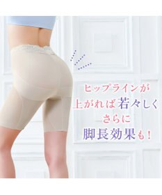 BRADELIS New York 【BRADELIS NewYork peace】おしりPラインレーシーロングショーツ23