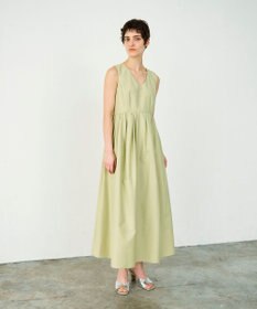 GRACE CONTINENTAL タックフレアロングワンピース