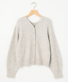 組曲 【人気商品再入荷！】スパンコールヤーン ニットカーディガン