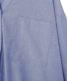 Green Parks 綿麻混Ｖネックオーバーサイズシャツ