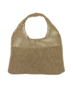 UNBILLION カシュカシュ cachecache / メタリック糸ホーボーバッグ