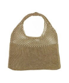 UNBILLION カシュカシュ cachecache / メタリック糸ホーボーバッグ