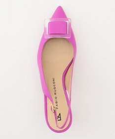 GRACE CONTINENTAL FABIO RUSCONI スクエアバックルサンダル