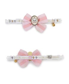 PET PARADISE ディズニー マリー 大リボン 猫首輪 S / M