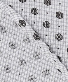 JOSEPH ABBOUD 【イージーケア】小紋プリント 半袖シャツ