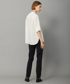 ICB L 【接触冷感・UVケア・洗える】 レーヨンコンパクトローン ボウタイシャツ