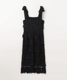 GRACE CONTINENTAL ケミカルフラワーレースワンピース