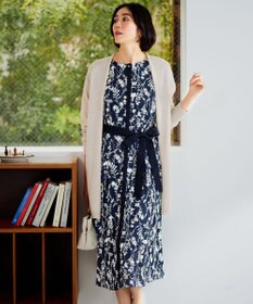 自由区 S 【洗える】ペーパーブレンドロング カーディガン