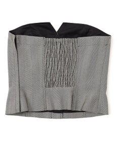 uncrave ヘリンボーンスーツ ビスチェ（uncrave WHITE）