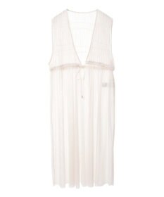 Green Parks メッシュシャーリングレイヤーワンピース