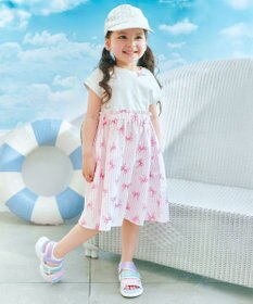 ANY KIDS 【接触冷感】ひんやり ドッキングワンピース