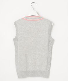 23区GOLF 【WOMEN】【洗える】コットンブレンド ニットベスト