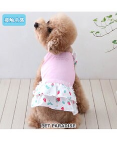 PET PARADISE ペットパラダイス 接触冷感 ワンピース 《苺柄》 小型犬