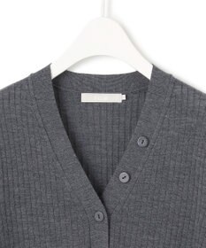 ICB 【洗える】エクストラファインメリノリブ ヘンリーネック プルオーバー