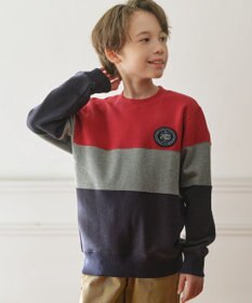 J.PRESS KIDS 【100-130cm】COMBI トリコロール トレーナー