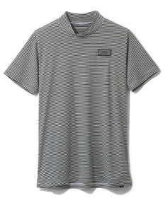 ZERO HALLIBURTON メランジ ボーダー モックネックTシャツ 82835 W4S4a レディースゴルフ