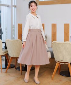 Tiaclasse レイヤードカラーブラウス