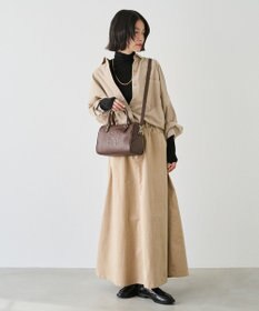 russet 《composition》レザー2WAYミニボストンバッグ(CE-1684)