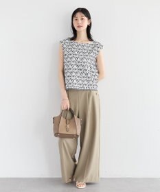 YECCA VECCA フラワーレースブラウス