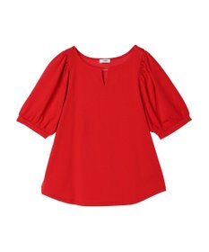 earth music&ecology パフスリーブキラリポイントプルオーバー