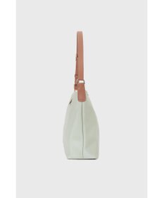 DAKS ナイロン×牛革 ハウスチェック ショルダーバッグ