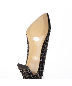 MODE ET JACOMO <MODE ET JACOMO>異素材コンビポインテッドトゥパンプス