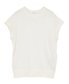 AMERICAN HOLIC 【接触冷感】フレンチスリーブニットプルオーバー