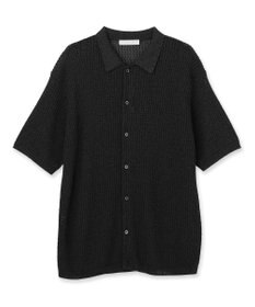 UNFILO MENS 【接触冷感】ドライタッチ メッシュニットシャツ