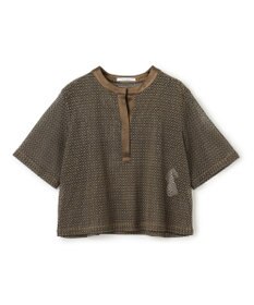 BEIGE， NIGELLA / 異素材MIXコットンレースブラウス