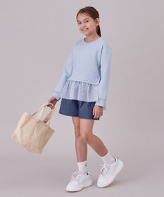 UNFILO 【UNFILO KIDS】デニムキュロット