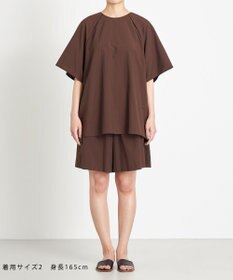 NAVE 【ReNAVE　撥水機能・UVカット・透湿・接触冷感・洗える】ナイロンタスランシャツブラウス