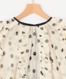 組曲 S 【組曲×setsuko sagittaire】シフォンプリントバックシャンブラウス