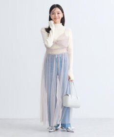 earth music&ecology ねじりチュールキャミワンピース