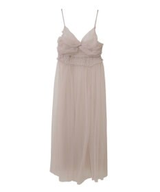 earth music&ecology ねじりチュールキャミワンピース