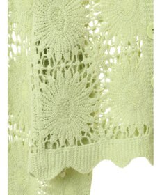 earth music&ecology クロシェ風カーディガン