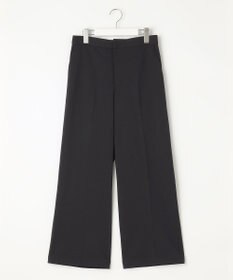 J.PRESS LADIES 【洗える・イージーケア】CUT GEORGETTE セミワイド パンツ