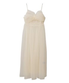 earth music&ecology ねじりチュールキャミワンピース