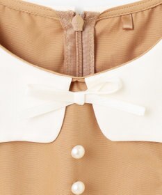 組曲 KIDS 【150-160㎝】カーブカラー ワンピース