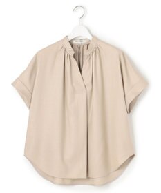 23区 【接触冷感/UVカット】ドライスラブストレッチ スキッパー ブラウス