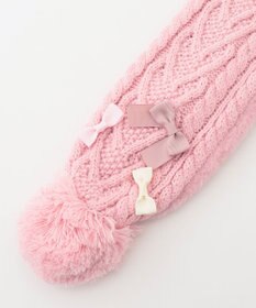 ANY KIDS ぽんぽんつきニットマフラー