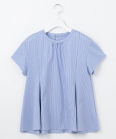 J.PRESS LADIES S 【WEB限定・洗える】ストライプジャージー フレア カットソー