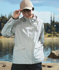 AIGLE GORE-TEX WINDSTOPPER ゴアテックスウインドストッパー 防風 透湿 フーデッドジャケット RP マウンテンパーカー