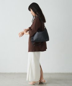 russet エンボスモノグラム2WAYショルダーバッグ(CE-1692)