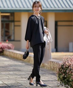 UNFILO 【セットアップ対応/ストレッチ】BEAUTY MOVE ブラウス