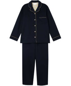 une nana cool 【綿混】ハイゲージダブルエアー 長袖開襟パジャマ MADE WITH LIBERTY FABRIC