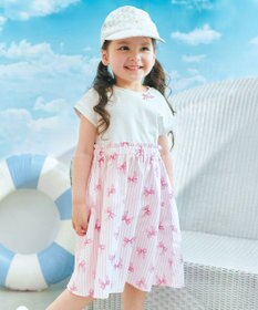 ANY KIDS 【接触冷感】ひんやり ドッキングワンピース